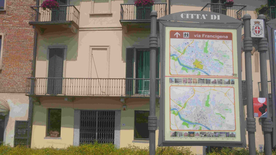 Cartellone Pavia via Francigena