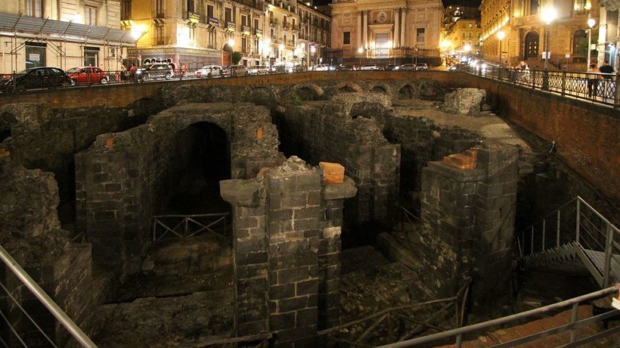 Catania, Piazza Stesicoro, patrimonio culturale