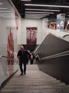 metro C, scale, stazione di San Giovanni