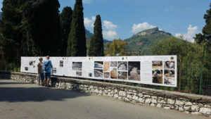 Banner alle domus di Villa San Pancrazio, Taormina