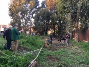 Degrado e lavori dei cittadini al Parco di Centocelle