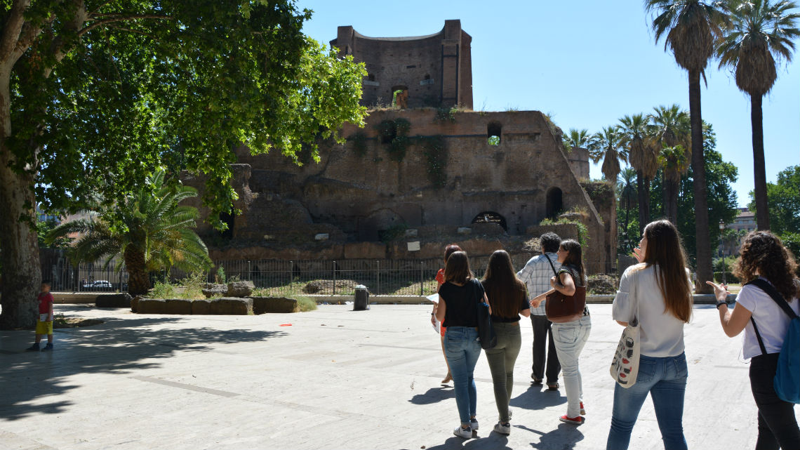 Studenti del Liceo Albertelli di Roma ai Trofei di Mario