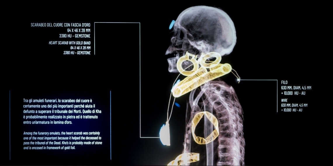 archeologia invisibile mummia Kha