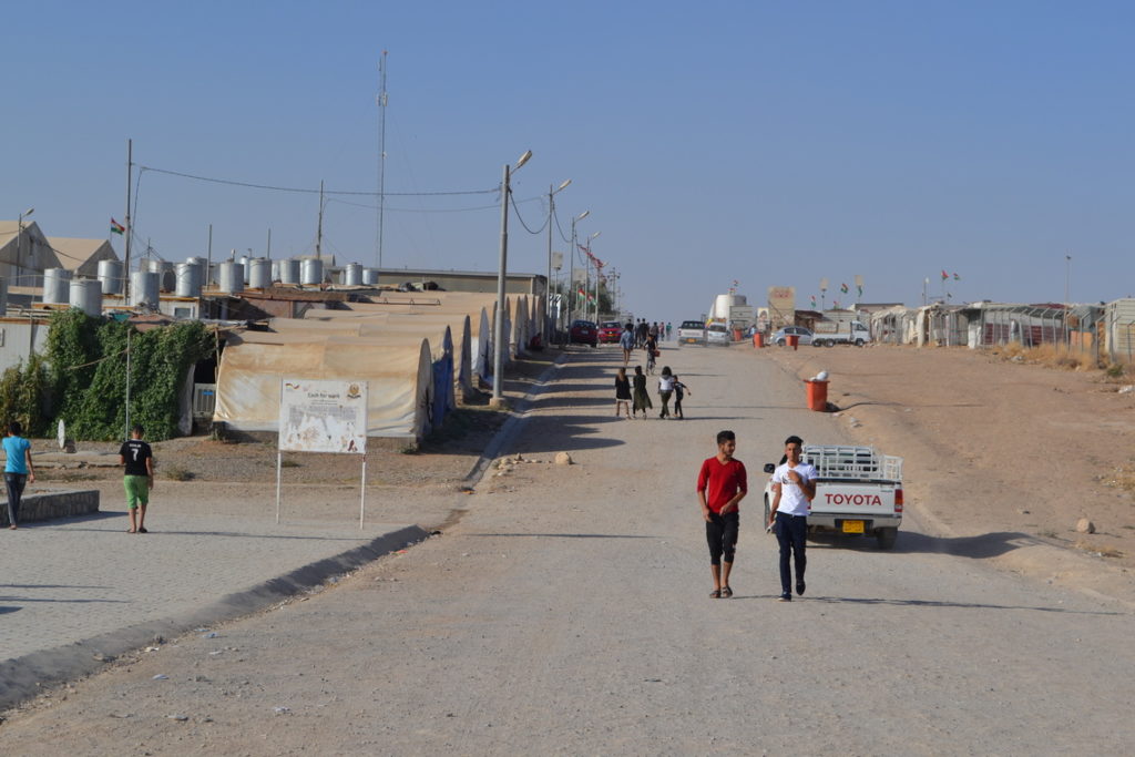 campo profughi yazidi