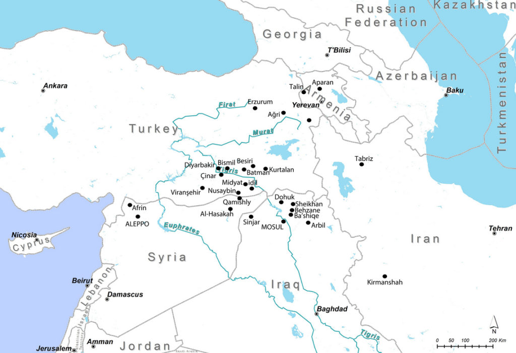 mappa yazidi