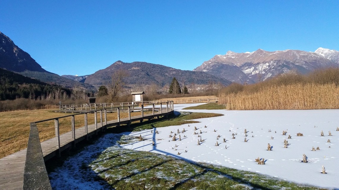 A due passi dal Museo delle palafitte di Fiavé