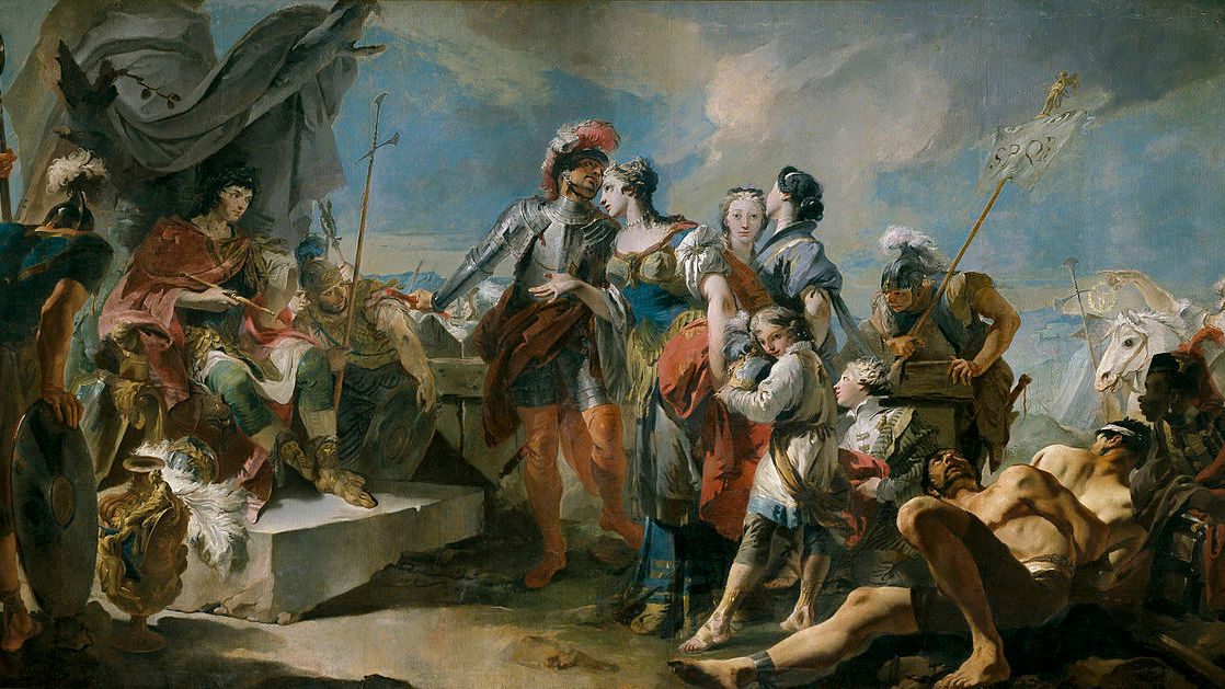 G. B. Tiepolo La reina Zenobia