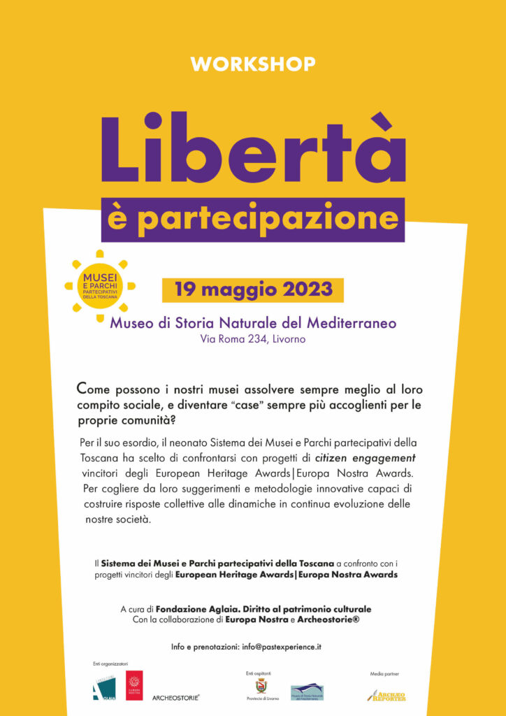 Libertà è partecipazione flyer