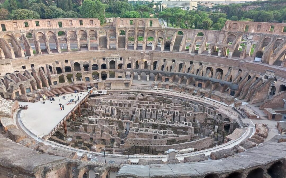 Come in volo sul Colosseo